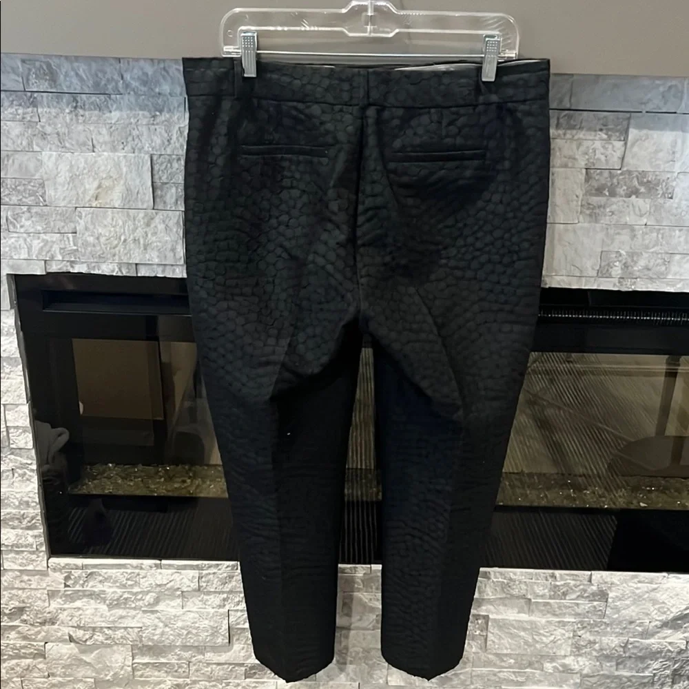 Banana Republic Black Patterned Pants size 10